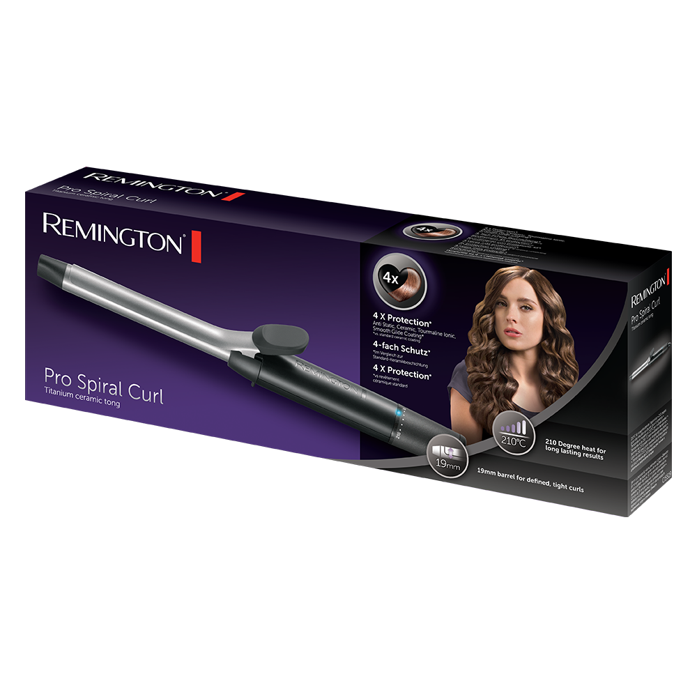 REMINGTON CI5519 PRO SPIRAL HAIR CURL TONG