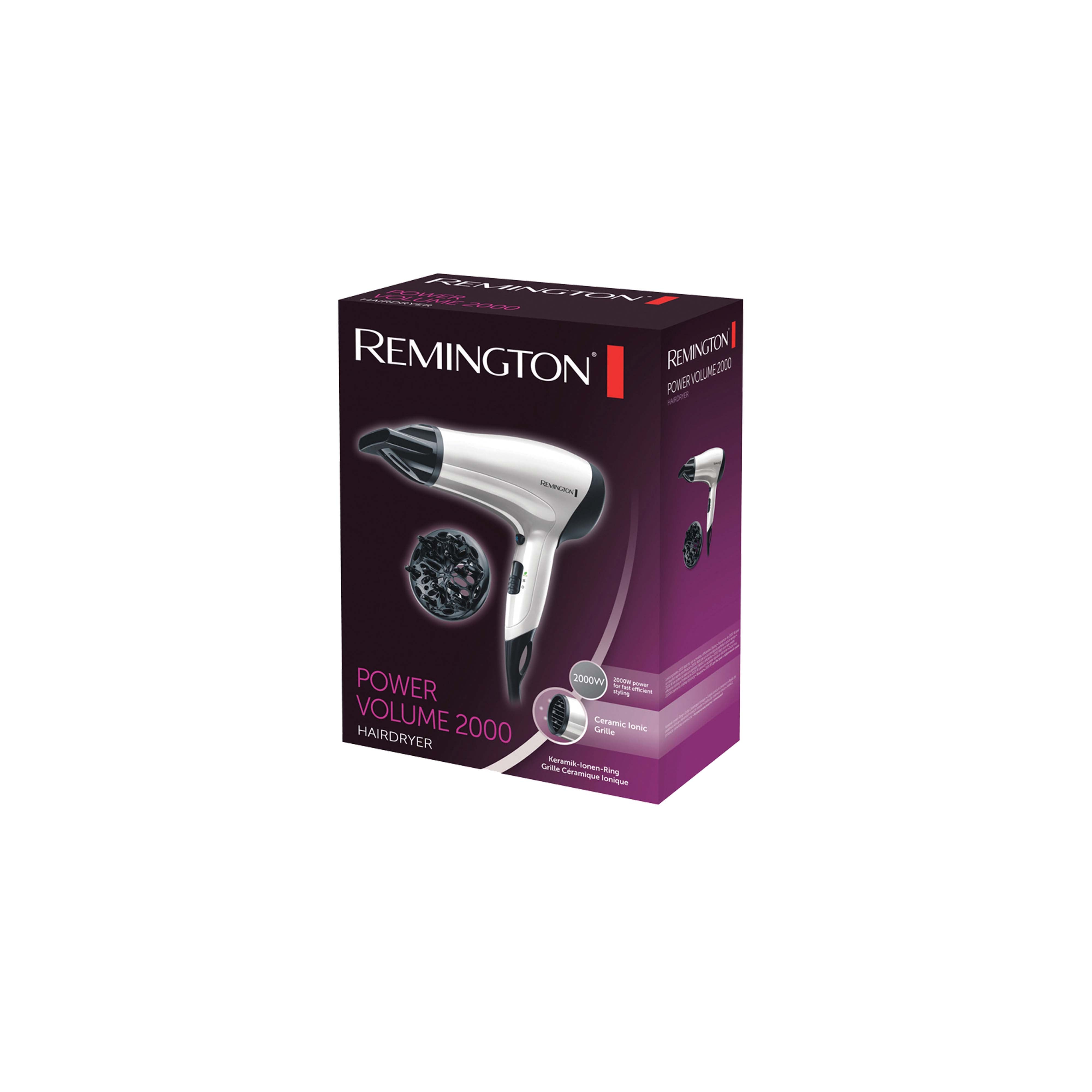 REMINGTON D3015 HAIR DRYER POWER VOLUME 2000W