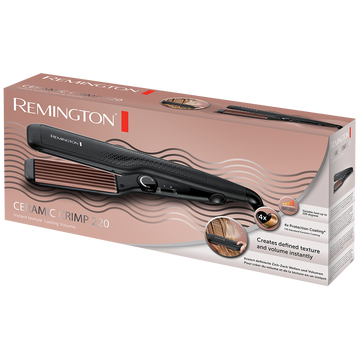 REMINGTON CERAMIC CRIMP CREPE HAIR STRAIGHTENER S3580