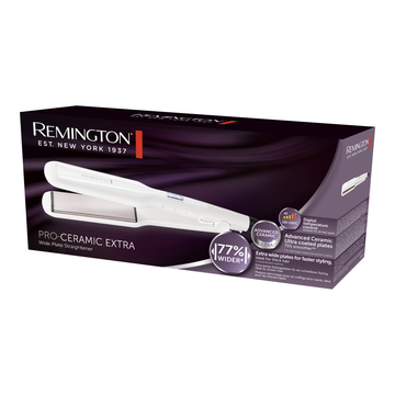 REMINGTON S5527 PRO CERAMIC EXTRA WIDE PLATE HAIR STRAIGHTENER