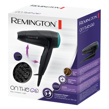 Remington D1500 On The Go Compact Dryer 2000