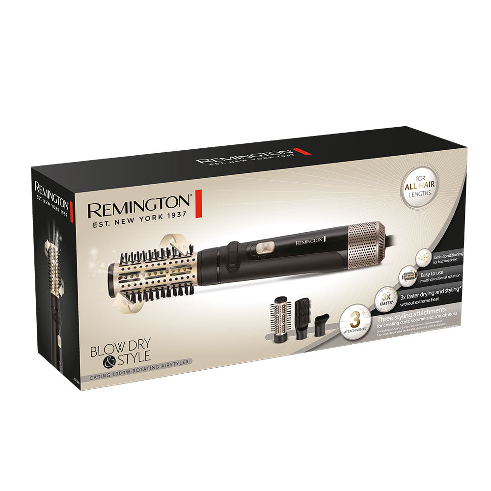 REMINGTON BLOW DRY AND STYLE CARING 1000W ROTATING AIRSTYLER-AS7580