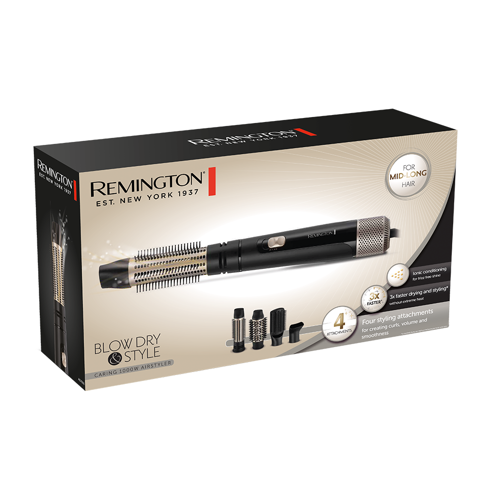 REMINGTON BLOW DRY AND STYLE CARING 1000W AIRSTYLER-AS7500