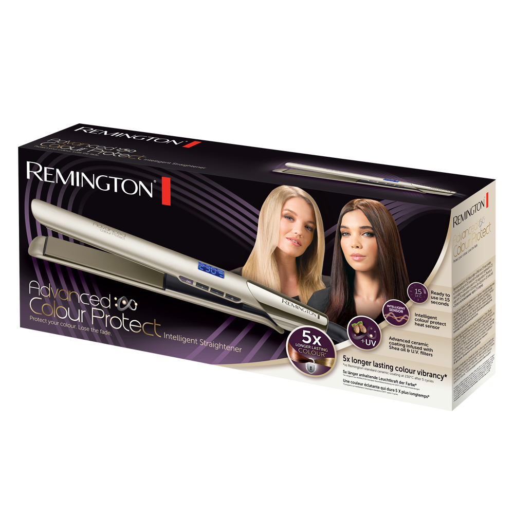 Hair straightener for outlet colored hair